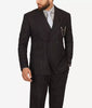 Mens Double Breasted Black Pinstripe Suit