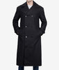 Black Long Wool Overcoat Mens