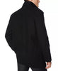 Black Mens 3 4 Length Wool Coat
