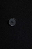 Womens 3 4 Length Black Double Breasted Wool Coat