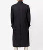 Mens Black Wool Trench Coat