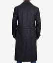Black Long Wool Overcoat Mens