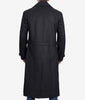 Black Long Wool Overcoat Mens