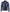 Mens Blue Waxed Cafe Racer Leather Jacket