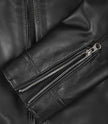 Carrie Black Leather Jacket for Women