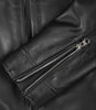 Carrie Black Leather Jacket for Women