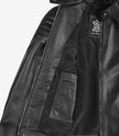 Carrie Black Leather Jacket for Women