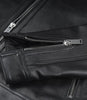 Mens Premium Black Cafe Racer Leather Jacket