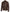 Dodge Men's Waxed Chocolate Brown Biker Style Leather Jacket