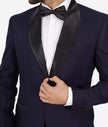 Mens Shawl Lapel Midnight Blue Tuxedo