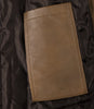 Mens Real Lambskin Leather Brown Coat
