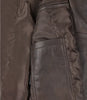 Winchester Distressed Brown Rust Car Coat Mens Shirt Collar Leather Jacket