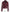 Womens Real Lambskin Leather Asymmetrical Maroon Motorcycle Leather Jacket