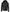 Men's Black Leather Jacket with Removable Hood