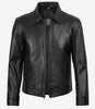 Men's Mike Harrington Black Leather Jacket