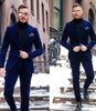 Mens Wedding Sapphire Velvet Royal Blue Suit