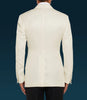 White Peak Lapel Two Button Tuxedo