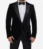 Black Peak Lapel Mens Tuxedo