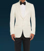 White Peak Lapel Two Button Tuxedo