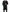 Men's Black Hooded Wool Coat | Zip-Up Winter Warmth