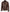 Men's Chocolate Brown Biker Style Leather Jacket - Quilted Shoulders