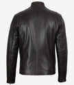Mens Classic Dark Brown Biker Style Leather Jacket