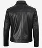 Men's Mike Harrington Black Leather Jacket