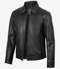 Men's Mike Harrington Black Leather Jacket