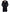 Men's Single-Breasted Black Wool Coat – Modern Fit