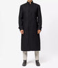 Mens Black Wool Trench Coat