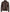 Mens Shirt Collar Chocolate Brown Leather Jacket