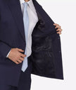 Navy Blue Double Breasted Suit Mens