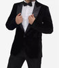 Black Peak Lapel Mens Tuxedo