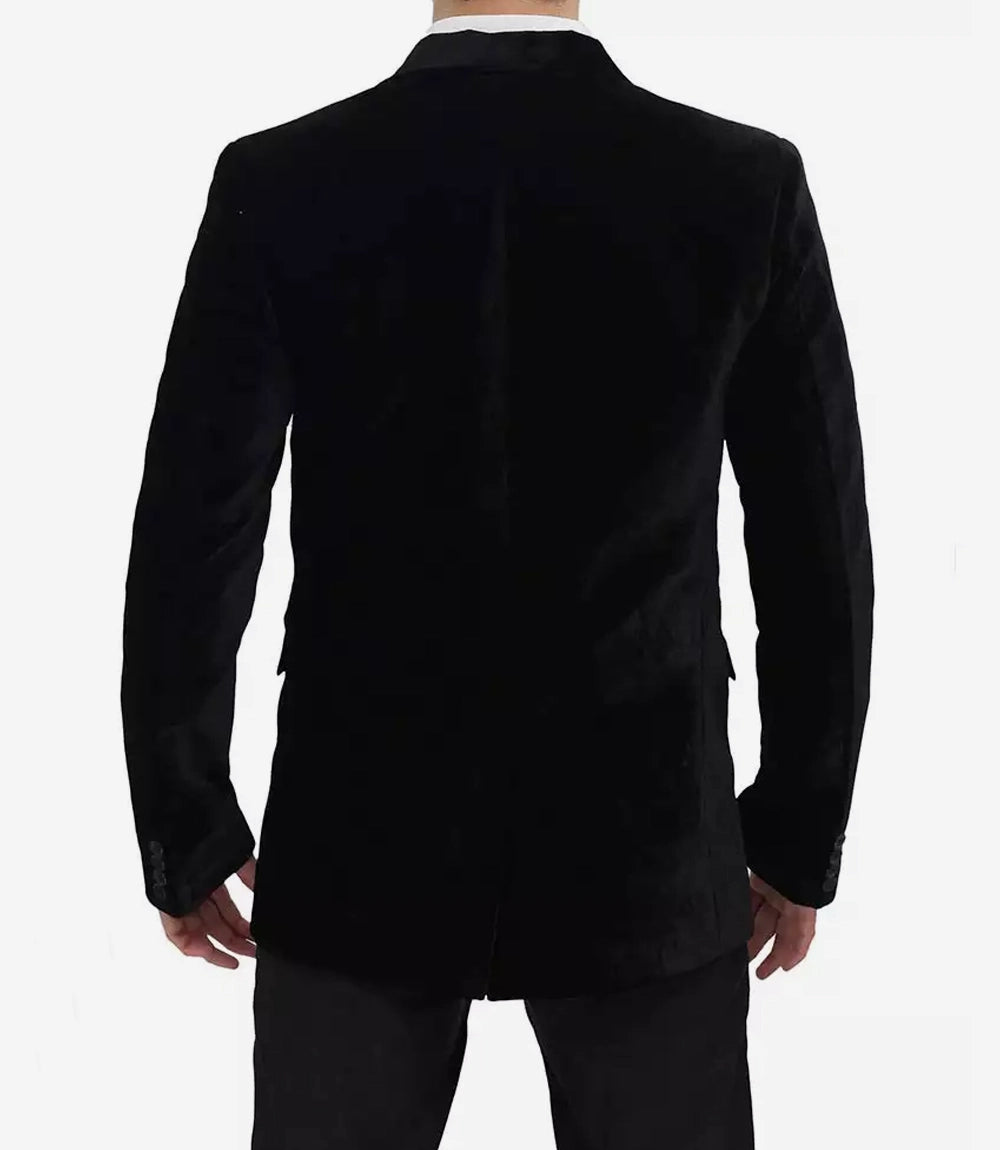 Black Peak Lapel Mens Tuxedo