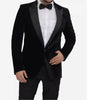 Black Peak Lapel Mens Tuxedo