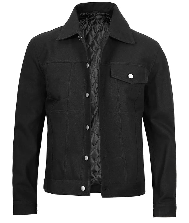 Rip Wheeler Black Trucker Jacket
