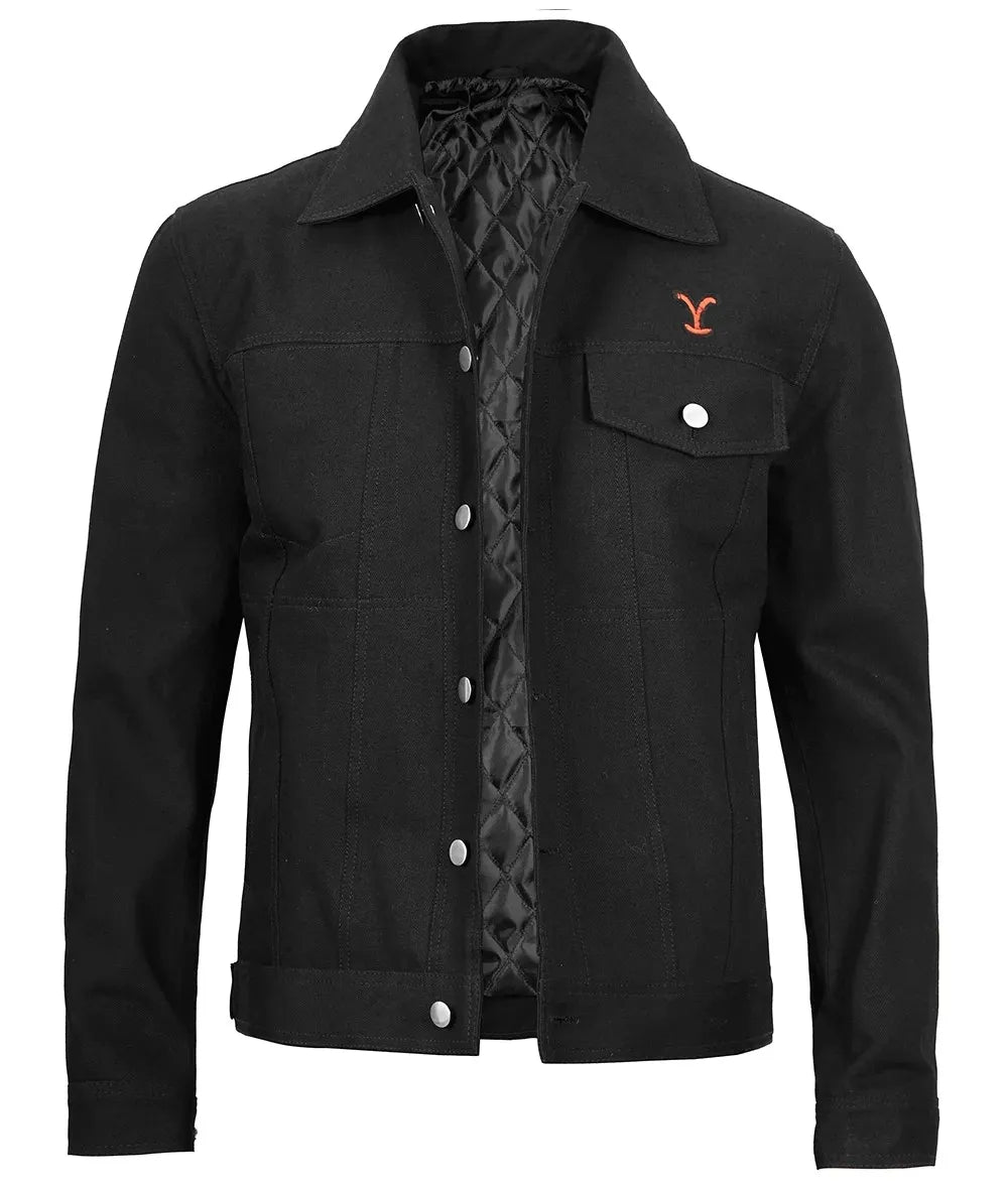 Rip Wheeler Black Trucker Jacket