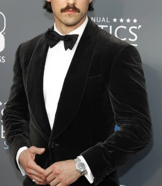 Mens Shawl Lapel Black Velvet Tuxedo
