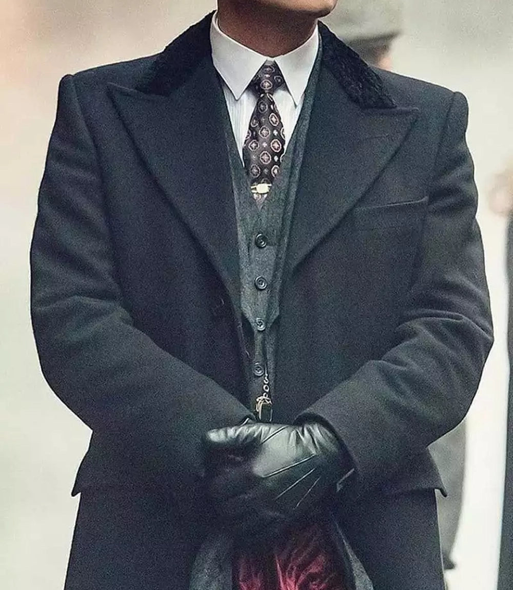 Black Wool Overcoat Men