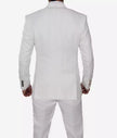 Vintage White Three Piece Suit Mens