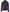 Womens Shirt Collar Purple Leather Jacket