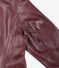 Women's Real Lambskin Leather Burgundy Biker Style Jacket