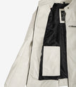 Women's Real Leather Off White Biker Style Leather Jacket