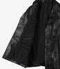 Womens 3 4 Length Black Leather Coat