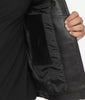 Mens Tall Black Quilted Leather Jacket