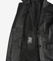 Womens Black Leather Blazer