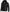 Mens Bomber Black Leather Jacket with Hood