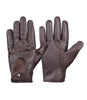 Mens Brown Leather Driving Gloves
