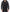 Mens Tall Black Leather Bomber Jacket with Removable Hood