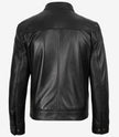 Men's Owen Black Biker Style Leather Jacket